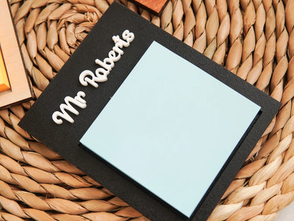 Personalised Teacher Sticky Note Holder