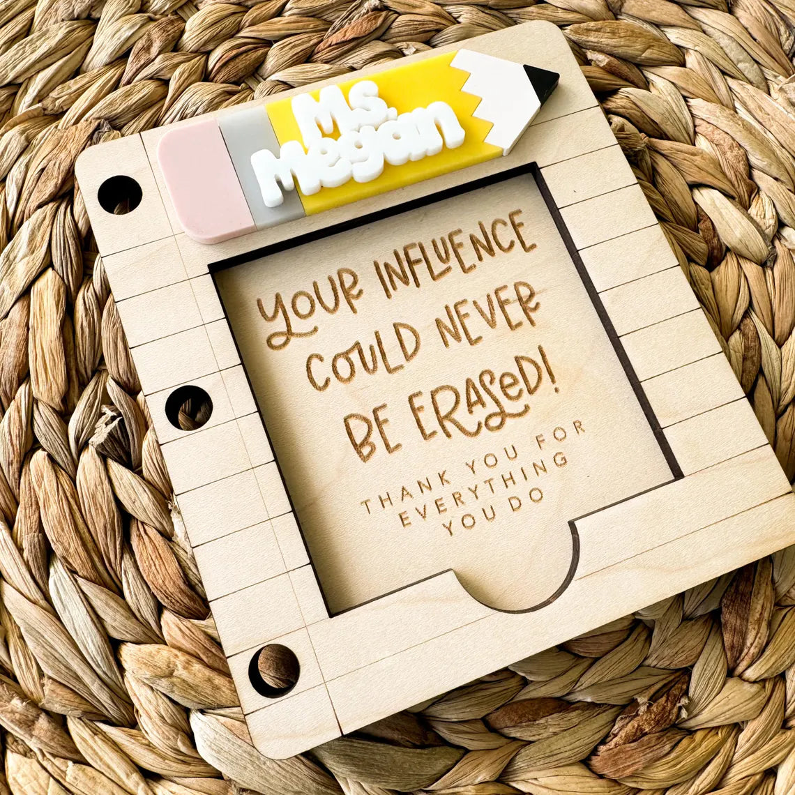 Note Pad Holder